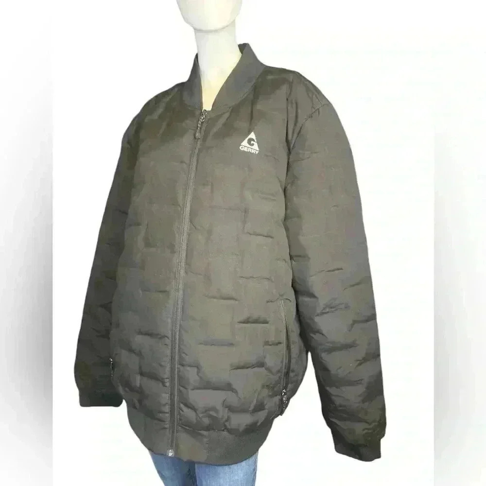 Gerry Men’s Insulated Bomber Winter Jacket Size XL In Black Color.